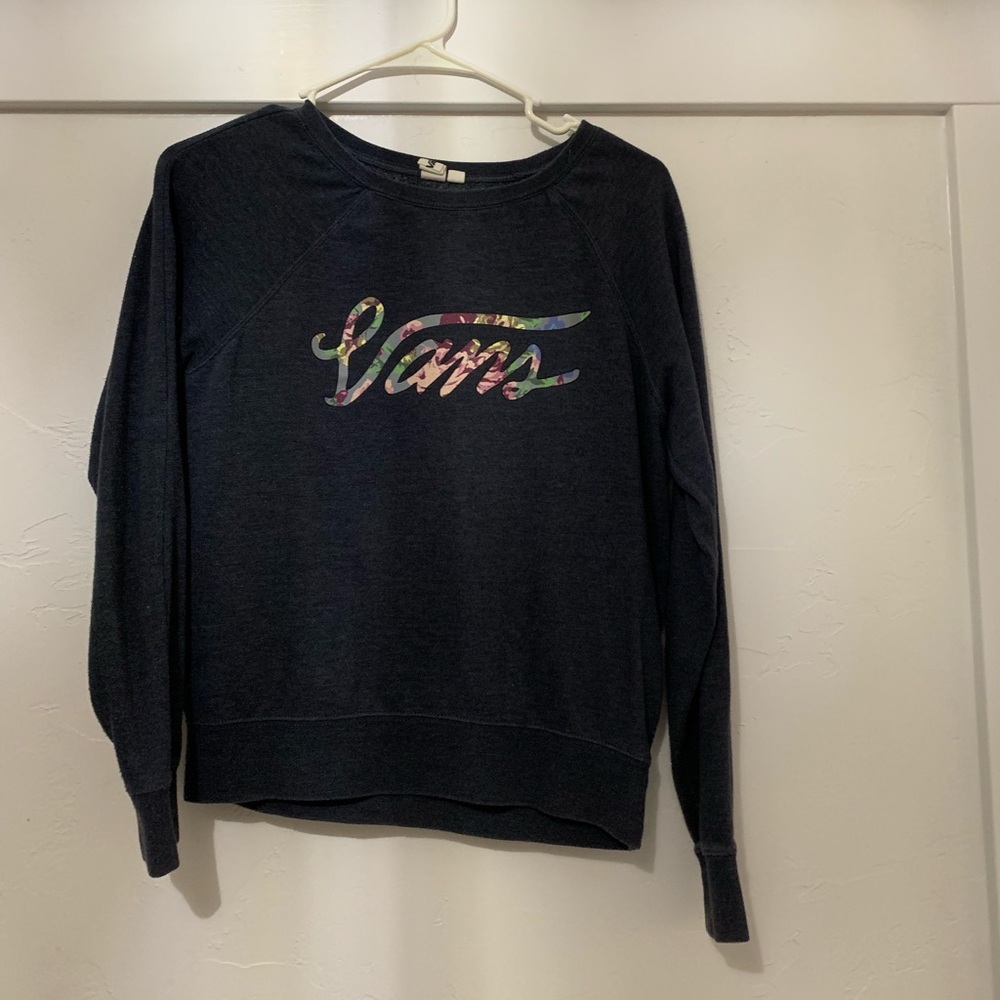 Floral Vans Crewneck